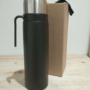 Termo 1 Litro Doble Capa Acero Inoxidable Con Media Manija